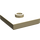 LEGO Beige Platte 2 x 2 mit Nut und 1 Center Stud (23893 / 87580)
