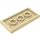 LEGO bronzer assiette 2 x 4 avec 2 Goujons (65509)
