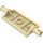 LEGO Zandbruin Plaat 2 x 4 met Pins (30157 / 40687)