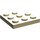 LEGO Zandbruin Plaat 3 x 3 Ronde Hoek (30357)