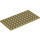 LEGO Beige Plade 6 x 12 (3028)