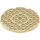 LEGO Tan Plate 8 x 8 Round Circle (74611)