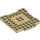 LEGO Beige Piastra 8 x 8 x 0.7 con Cutouts e Ledge (15624)