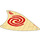 LEGO bronzer Naviguer Triangulaire avec rouge Spiral Swirl (Grand) (28895)
