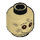 LEGO Tan Scarecrow Head (Recessed Solid Stud) (3626 / 14626)