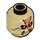 LEGO Tan Scarecrow Minifigure Head (Recessed Solid Stud) (3626 / 26774)