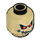 LEGO Tan Scarecrow Minifigure Head (Recessed Solid Stud) (3626 / 29301)