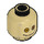 LEGO Tan Scarecrow Minifigure Head (Recessed Solid Stud) (3626 / 43165)