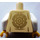 LEGO Tan Sensei Wu Torso with Tan and Gold Robes Pattern with White Arms and Yellow Hands (973 / 76382)