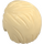 LEGO Beige Kurzes Haar mit Vorderseite Curl (76782 / 98726)