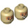 LEGO Tan Sister Monkey Minifigure Head (Recessed Solid Stud) (3626 / 76843)