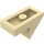 LEGO Zandbruin Helling 1 x 2 (45°) met Plaat (15672 / 92946)