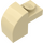 LEGO Zandbruin Helling 1 x 2 x 1.3 Gebogen met Plaat (6091 / 32807)