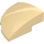 LEGO Tan Slope 1 x 3 x 3 Curved Round Quarter  (76797)