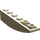 LEGO Tan Slope 1 x 6 Curved Inverted (41763 / 42023)
