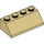 LEGO Tan Slope 2 x 4 (45°) with Rough Surface (3037)