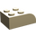 LEGO Beige Steigung Backstein 2 x 3 mit Gebogenes Oberteil (6215)