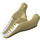 LEGO bronzer T-rex Jaw avec blanc Les dents (20959 / 38773)
