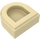 LEGO Beige Fliese 1 x 1 Hälfte Oval (24246 / 35399)
