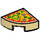 LEGO Beige Fliese 1 x 1 Quartal Kreis mit Pizza Slice (25269 / 29775)