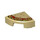 LEGO bronzer Tuile 1 x 1 Trimestre Cercle avec Taco Slice (25269 / 103347)