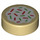 LEGO Zandbruin Tegel 1 x 1 Rond met Cookie Icing en Sprinkles (35380 / 80121)