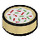 LEGO bronzer Tuile 1 x 1 Rond avec Cookie Icing et Sprinkles (35380 / 80121)