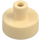 LEGO Beige Fliese 1 x 1 Rund mit Hollow Stange (20482 / 31561)