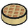 LEGO Tan Tile 1 x 1 Round with Waffle Decoration (56976 / 98138)