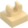 LEGO Beige Fliese 1 x 1 mit Clip (Erhöhtes &quot;C&quot;) (15712 / 44842)