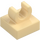 LEGO Beige Fliese 1 x 1 mit Clip (Erhöhtes &quot;C&quot;) (15712 / 44842)