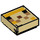 LEGO Tan Tile 1 x 1 with Pixelated Minecraft Pufferfish Fry Face with Groove (3070 / 76944)