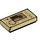 LEGO bronzer Tuile 1 x 2 avec Book Page et &#039;THE GRIM&#039; avec rainure (3069 / 78546)