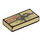 LEGO bronzer Tuile 1 x 2 avec Package avec String et &quot;Haut Secret&quot; avec rainure (3069 / 104987)