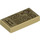 LEGO Tan Tile 1 x 2 with Writing with Groove (3069 / 107811)