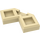 LEGO Tan Tile 2 x 2 Corner with Cutouts (27263)