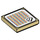 LEGO Tan Tile 2 x 2 with Cake Scanner Code with Groove (3068 / 100618)