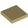 LEGO Tan Tile 2 x 2 with Groove (3068)