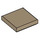 LEGO Tan Tile 2 x 2 with Groove (3068 / 88409)