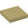 LEGO Tan Tile 2 x 2 with Groove (3068 / 88409)