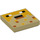 LEGO bronzer Tuile 2 x 2 avec Minecraft Pufferfish Affronter avec rainure (3068 / 76943)