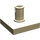 LEGO Beige Fliese 2 x 2 mit Vertikale Stift (2460 / 49153)