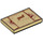 LEGO bronzer Tuile 2 x 3 avec Marauder&#039;s Map (26603 / 69149)