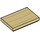LEGO bronzer Tuile 2 x 3 avec Pom Pom Chest Lines (79543 / 101874)