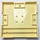 LEGO bronzer Tuile 6 x 6 x 0.7 avec 4 Goujons et Card-Titulaire &quot;Des sports&quot; (45522)