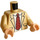 LEGO Zandbruin Toby Flenderson Minifiguur Torso (973 / 76382)