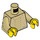 LEGO Zandbruin Torso met Crew Sweater (973 / 76382)