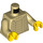 LEGO Beige Torso mit Crew Pullover (973 / 76382)