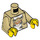 LEGO Beige Torso mit Jacke und Baboon Hemd (973 / 76382)