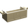 LEGO Zandbruin Treasure Chest Onderzijde met slots aan de achterkant (4738 / 54195)